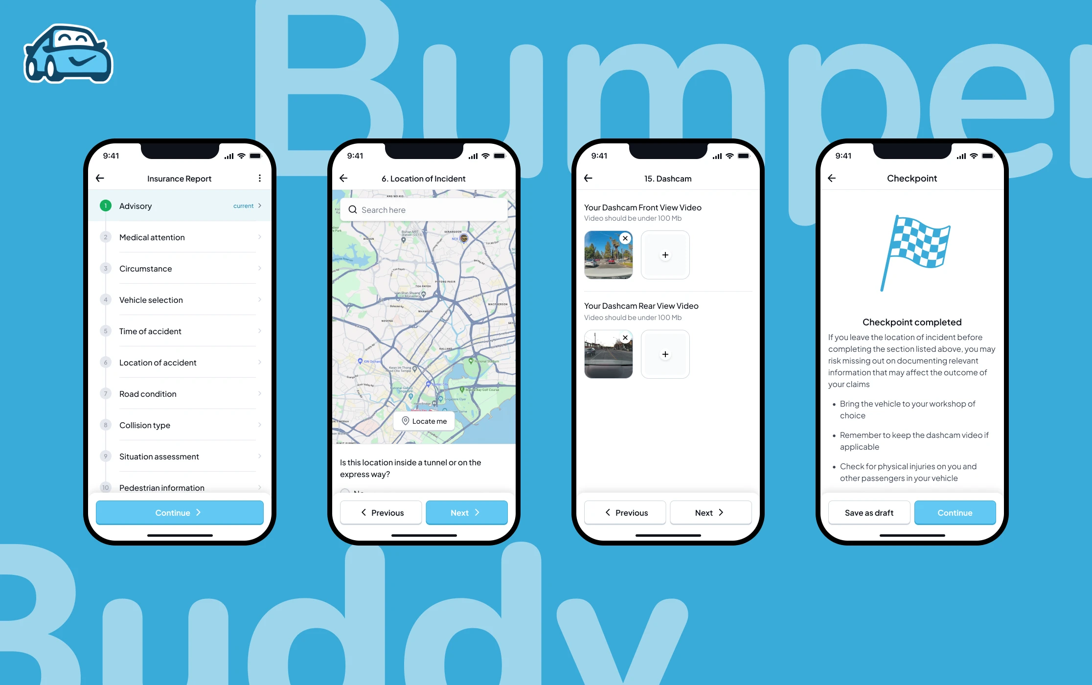 Bumper Buddy archive screen 18052